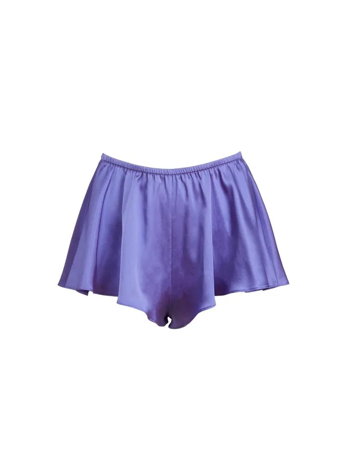 Fleur Du Mal Sleepwear Luxe Flutter Short Periwinkle 8211 Women Fleur Du Mal Sleepwear Luxe Flutter Short Periwinkle 8211 Women