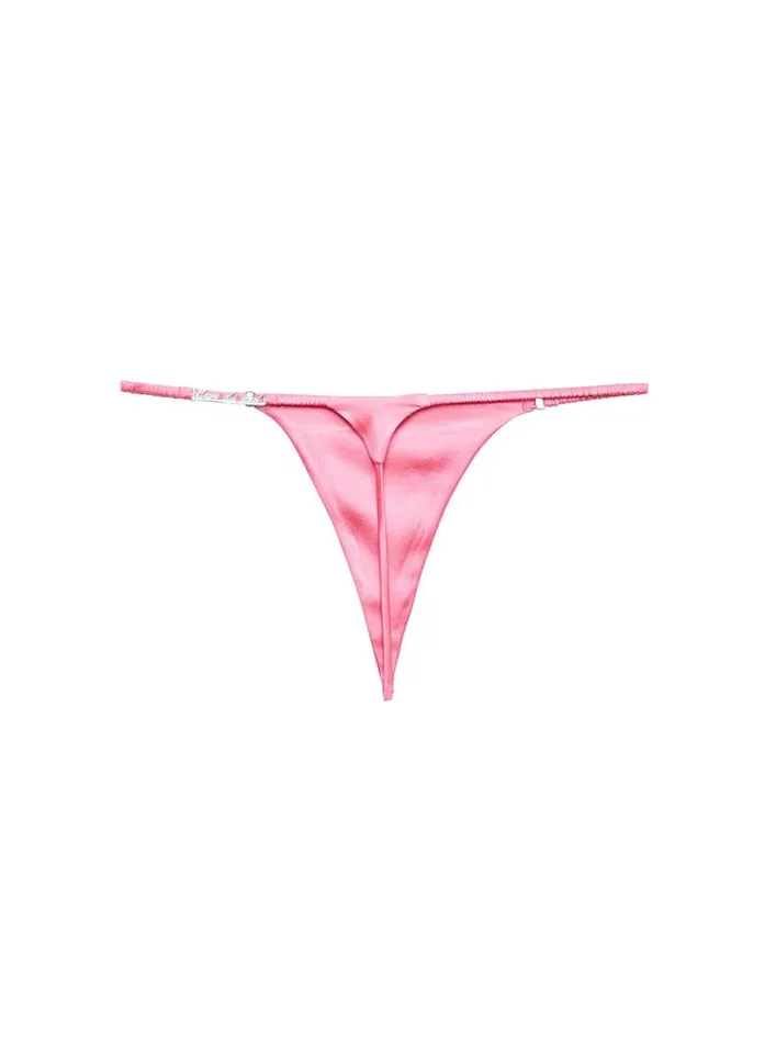 Fleur Du Mal Thongs Fleur Du Luxe VString Pink Cadillac 8211 Women Fleur Du Mal Thongs Fleur Du Luxe VString Pink Cadillac 8211 Women
