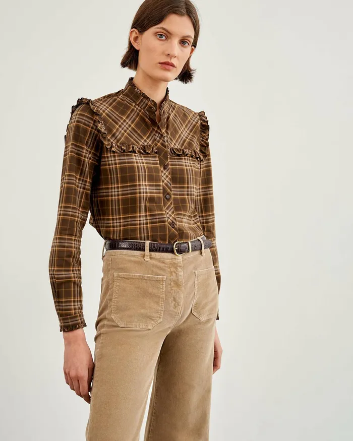 FLORENCE PANT Ecru Women Nili Lotan Pants and Shorts