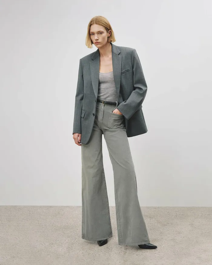 FLORENCE PANT Ecru Women Nili Lotan Pants and Shorts