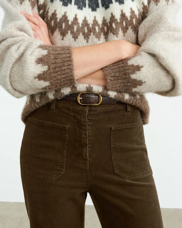 FLORENCE PANT Ecru Women Nili Lotan Pants and Shorts