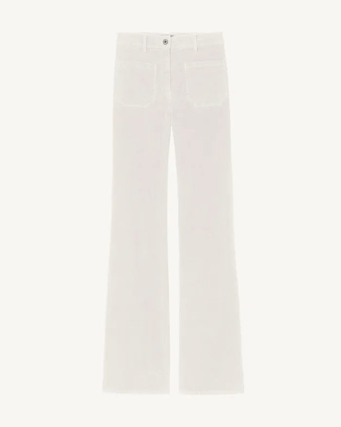 FLORENCE PANT Ecru Women Nili Lotan Pants and Shorts