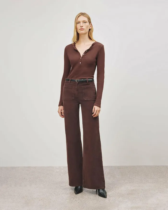 FLORENCE PANT Ecru Women Nili Lotan Pants and Shorts
