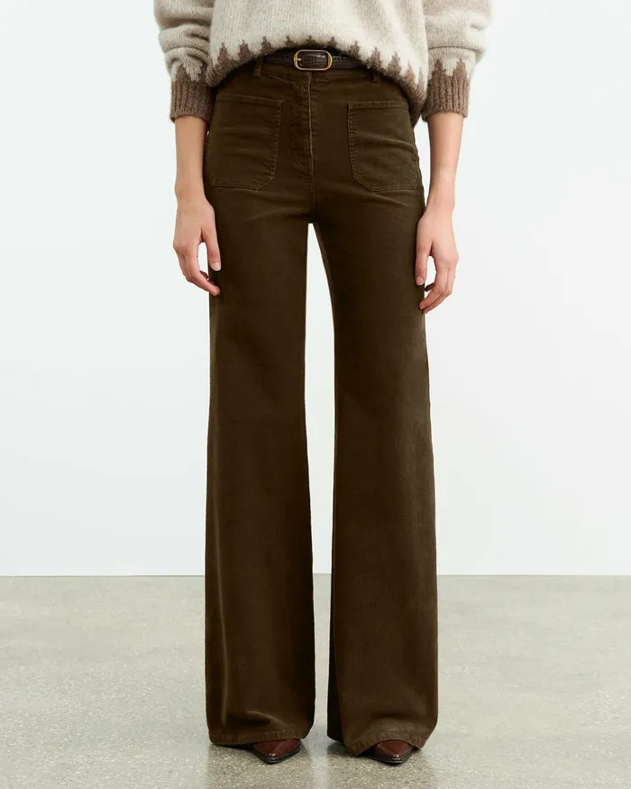 FLORENCE PANT Ecru Women Nili Lotan Pants and Shorts