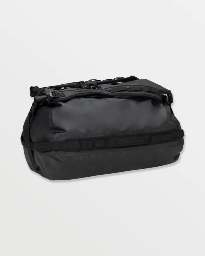 Frequency RollTop Duffel 8211 Black Mens Volcom Bags and Backpacks