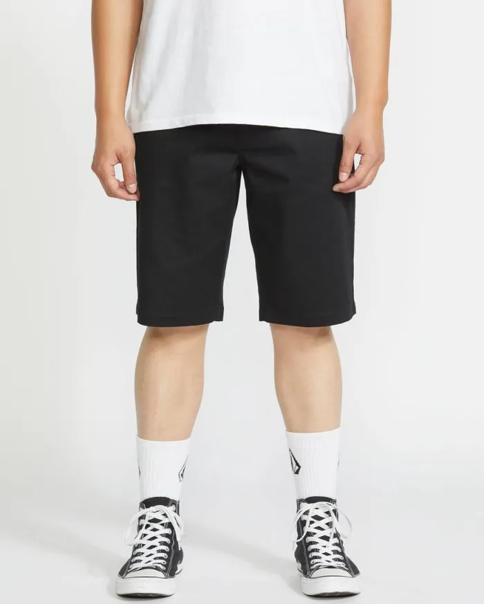 Frickin Modern Stretch Shorts 8211 Black Mens Volcom Shorts
