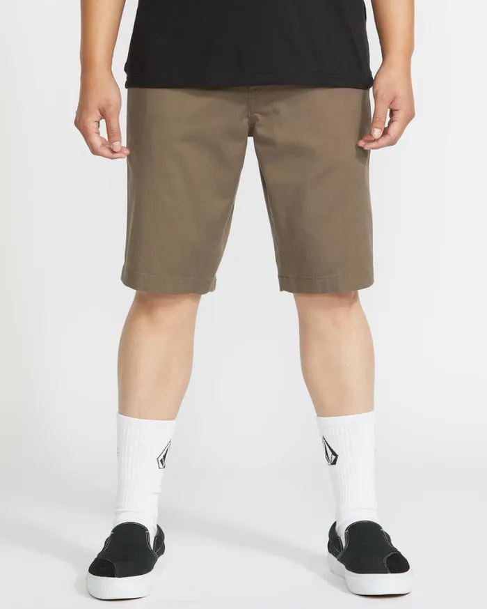 Frickin Modern Stretch Shorts 8211 Mushroom Mens Volcom Golf