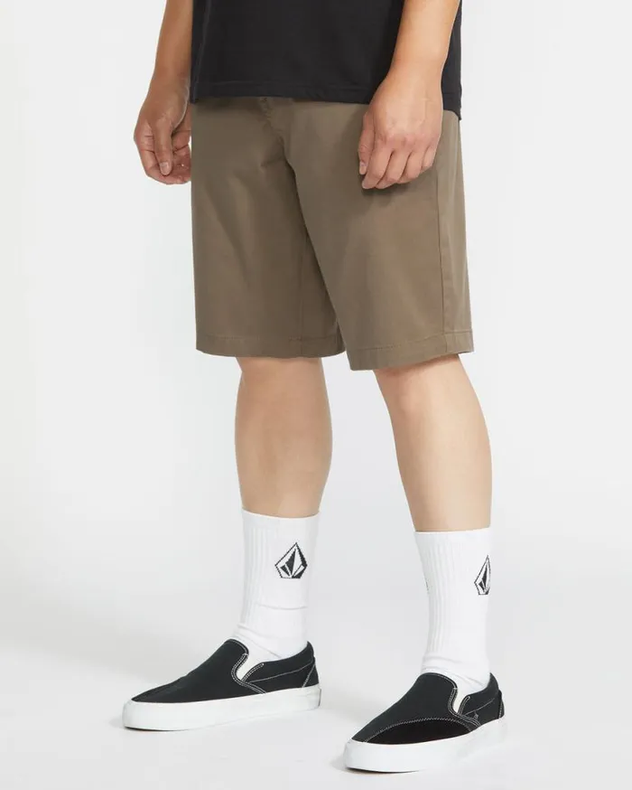Frickin Modern Stretch Shorts 8211 Mushroom Mens Volcom Golf