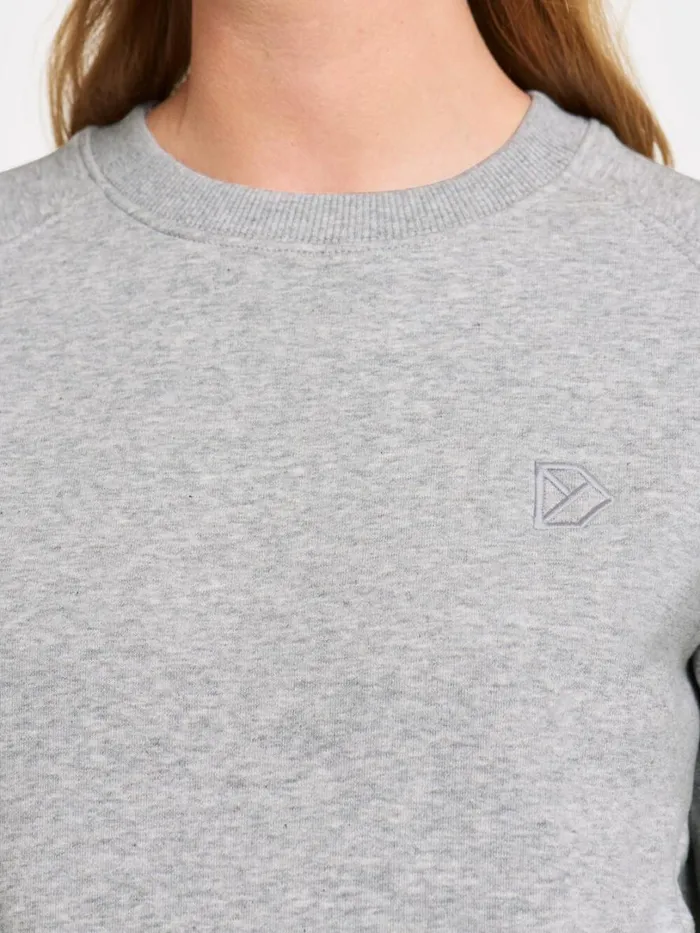 Fyn Women039s Sweater Aluminum Melange Women Didriksons Hoodies and Sweatshirts Fyn Women039s Sweater Aluminum Melange Women Didriksons Hoodies and Sweatshirts