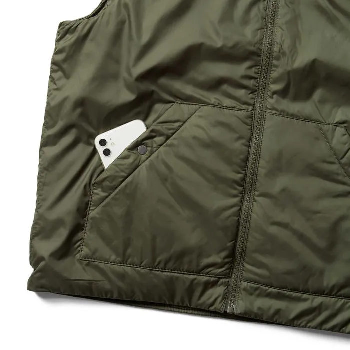 Geotex Insulated Vest Dusty Olive Men Merrell Tops Geotex Insulated Vest Dusty Olive Men Merrell Tops