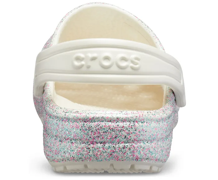 Girls Kids Classic Glitter Clog Oyster Clogs Crocs