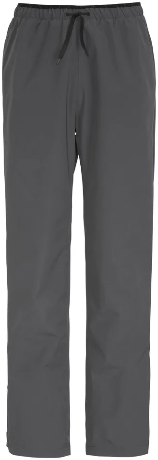 Grit Unisex Rain Pants Coal Black Men Didriksons Waterproof Trousers