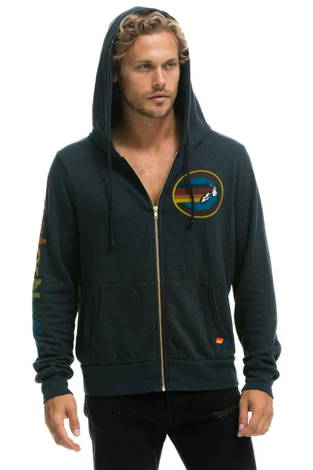 Hamptons Hoodie 8211 Charcoal WomenMen Aviator Nation Hoodies