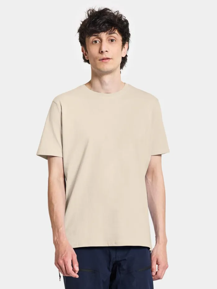 Harald Men039s Tshirt 3 Light Beige Men Didriksons Tshirts and Polos