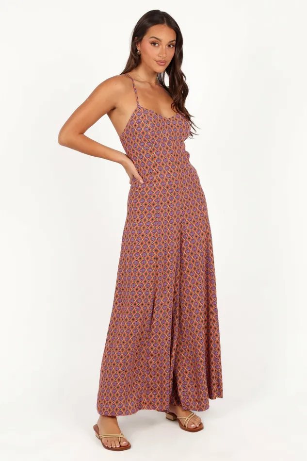 Harlee Wide Leg Jumpsuit Orange Women Jumpsuits and Rompers Petal and Pup