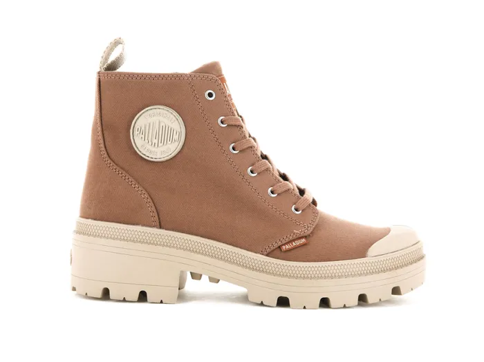 Heel Boots Women PALLADIUM PALLABASE TWILL Peru Archive