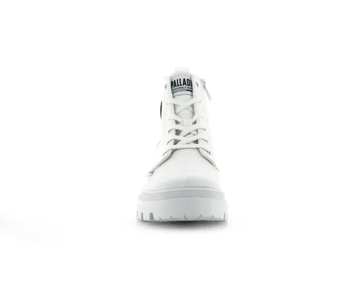 Heel Boots Women PALLADIUM PALLABASE TWILL Star White Heel Boots Women PALLADIUM PALLABASE TWILL Star White
