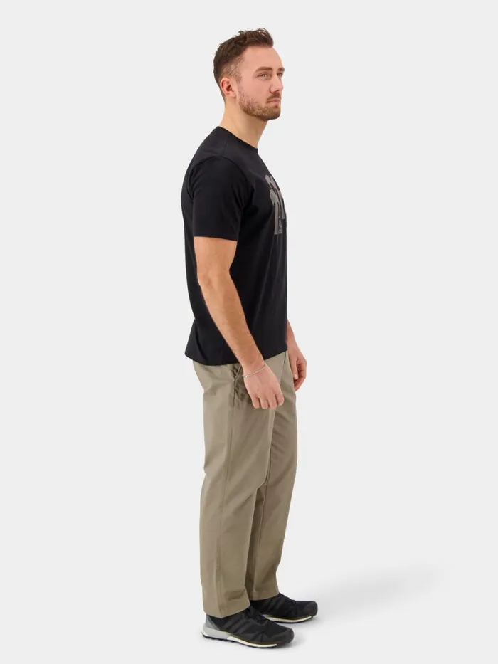 Heritage Printed Men039s Tshirt Black Men Didriksons Tshirts and Polos