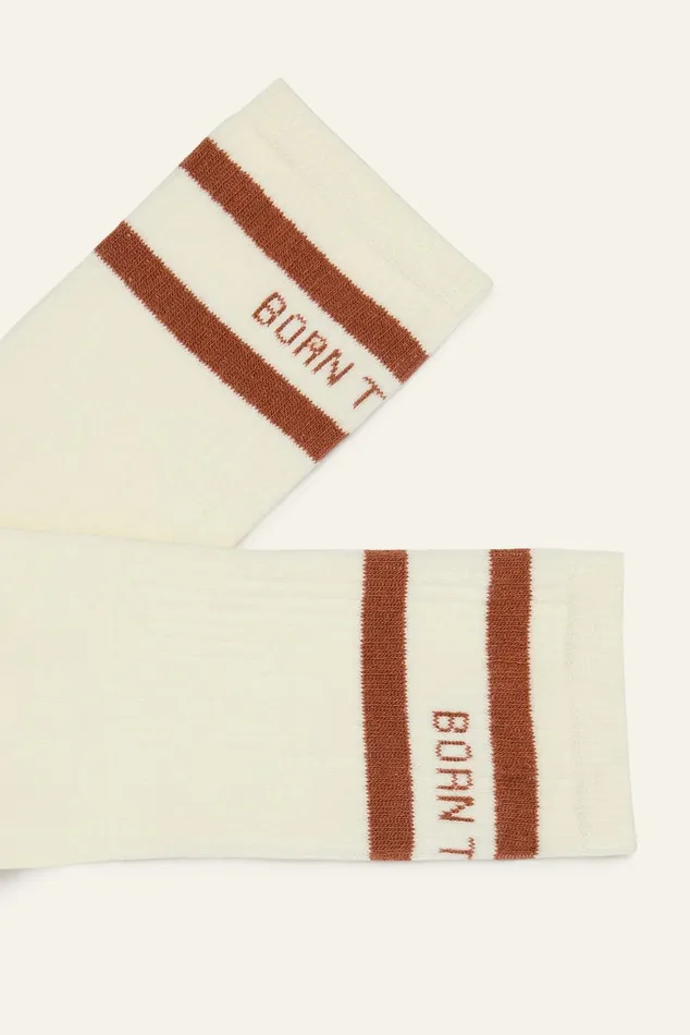 High Socks Shay Brown Women Baandsh Small Accessories