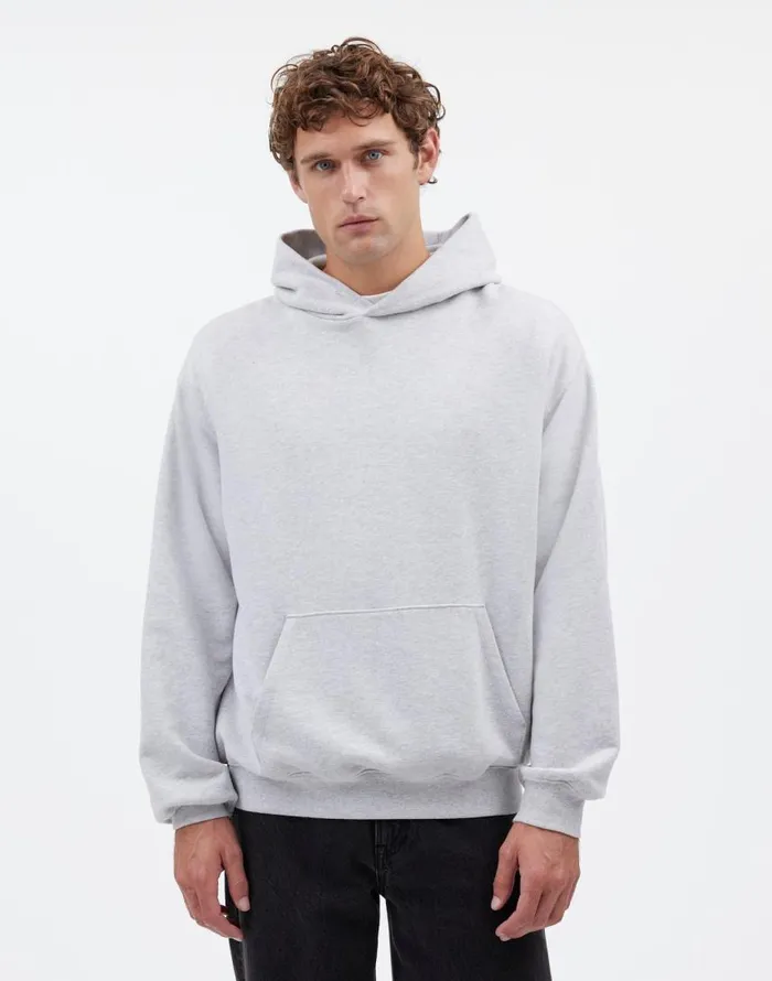 Hoodies and Sweatshirts Men Madewell The McCarren Midweight Hoodie Sweatshirt Light Heather Grey Hoodies and Sweatshirts Men Madewell The McCarren Midweight Hoodie Sweatshirt Light Heather Grey