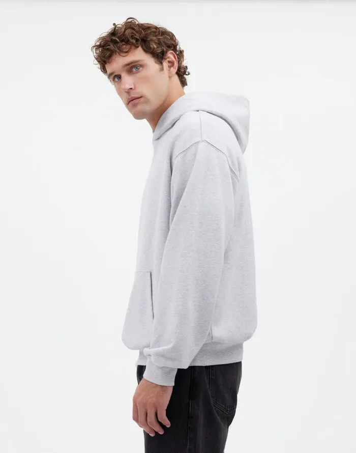Hoodies and Sweatshirts Men Madewell The McCarren Midweight Hoodie Sweatshirt Light Heather Grey