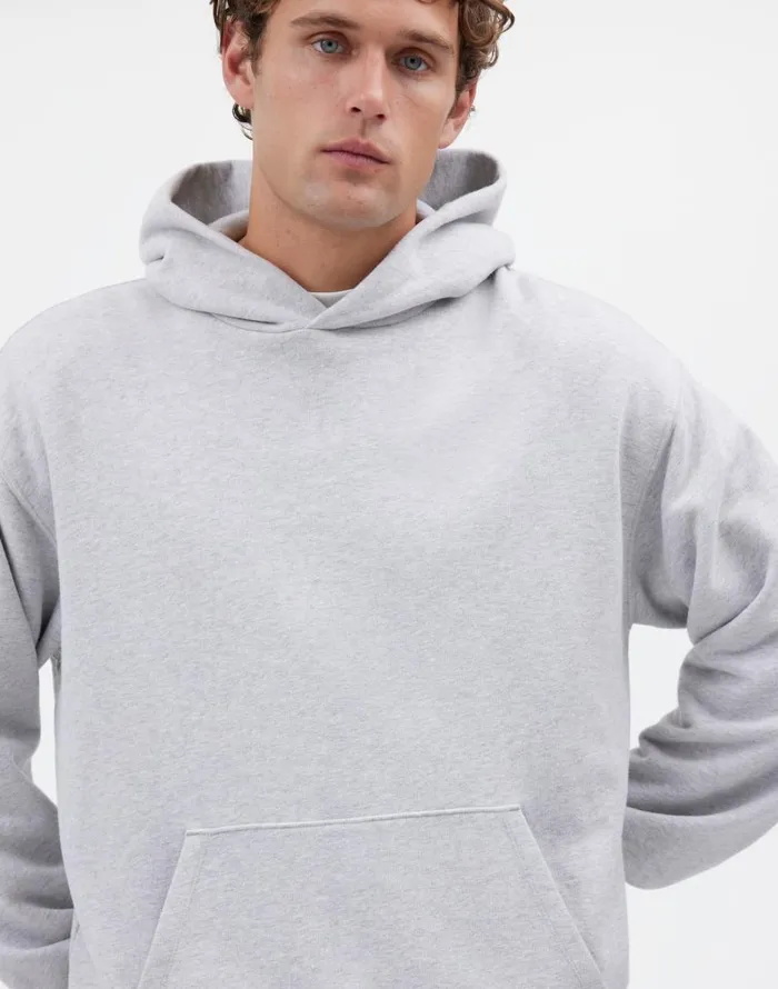 Hoodies and Sweatshirts Men Madewell The McCarren Midweight Hoodie Sweatshirt Light Heather Grey