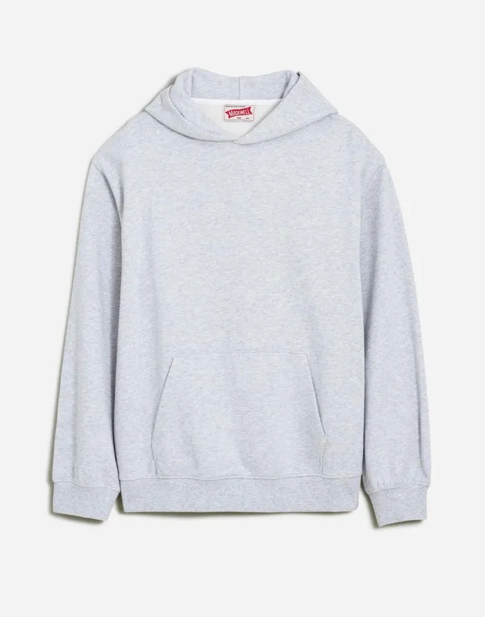 Hoodies and Sweatshirts Men Madewell The McCarren Midweight Hoodie Sweatshirt Light Heather Grey
