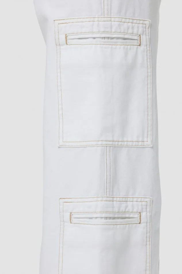 Hudson Jeans Cargo HighRise Welt Pocket Wide Leg Cargo White 8211 Women Hudson Jeans Cargo HighRise Welt Pocket Wide Leg Cargo White 8211 Women