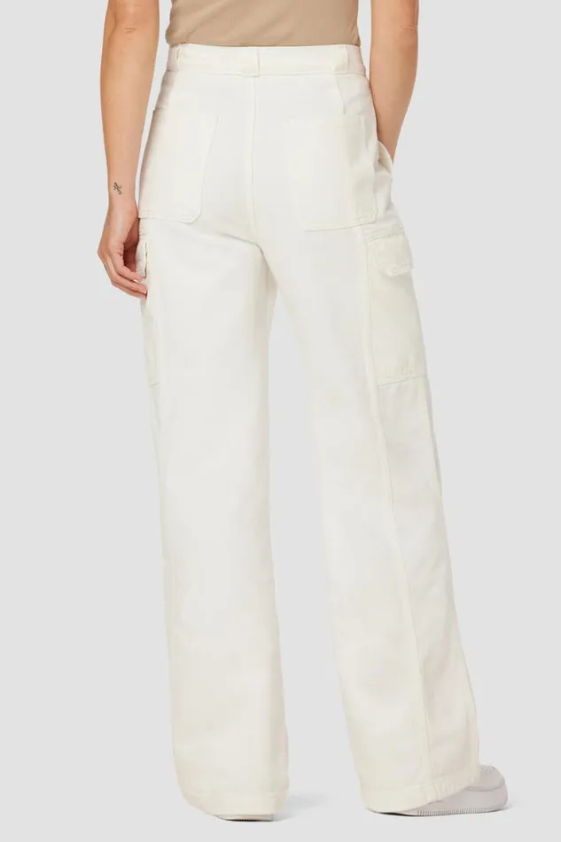 Hudson Jeans Cargo HighRise Wide Leg Cargo White 8211 Women Hudson Jeans Cargo HighRise Wide Leg Cargo White 8211 Women