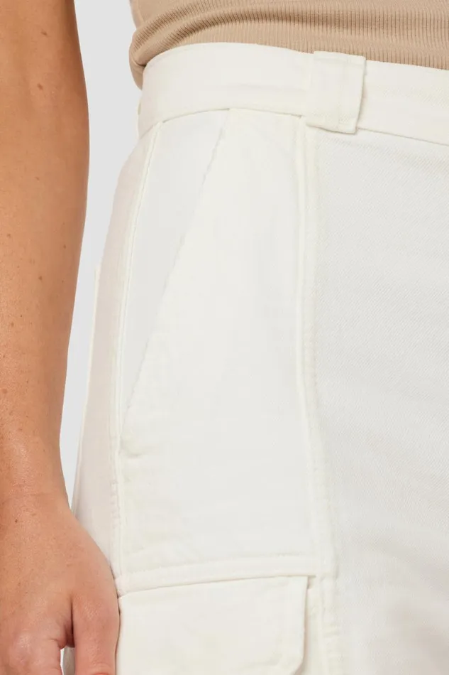 Hudson Jeans Cargo HighRise Wide Leg Cargo White 8211 Women Hudson Jeans Cargo HighRise Wide Leg Cargo White 8211 Women