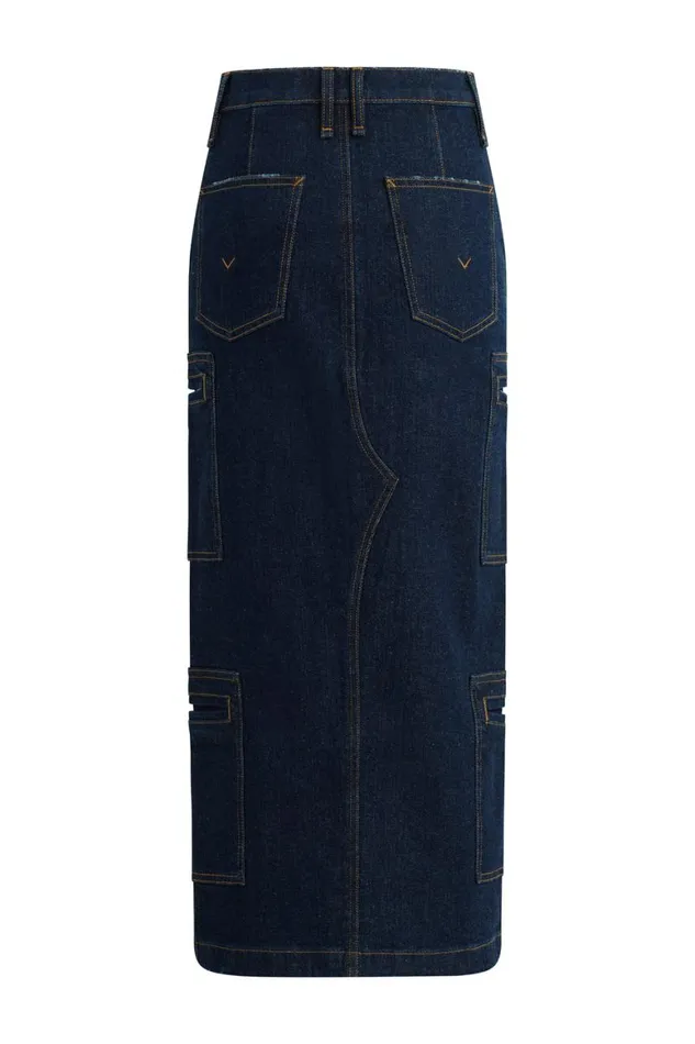 Hudson Jeans Cargo Reconstructed Skirt W Cargo Welt Pockets Denim Rinse 8211 Women