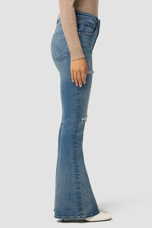 Hudson Jeans Flare Holly HighRise Flare Petite Jean Coral 8211 Women