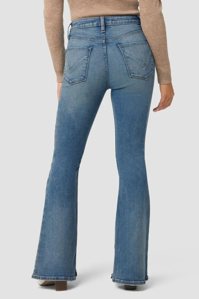 Hudson Jeans Flare Holly HighRise Flare Petite Jean Coral 8211 Women