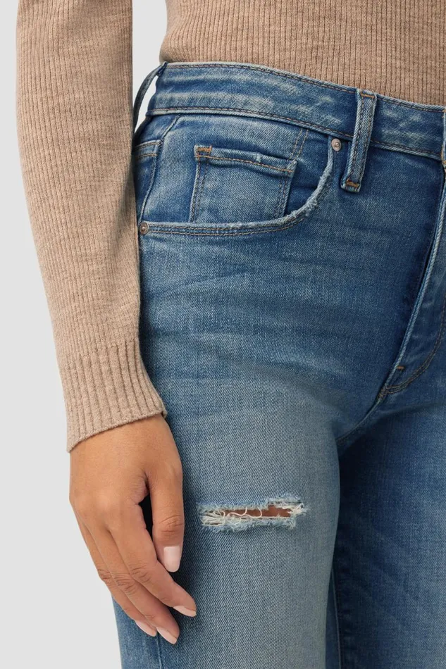 Hudson Jeans Flare Holly HighRise Flare Petite Jean Coral 8211 Women
