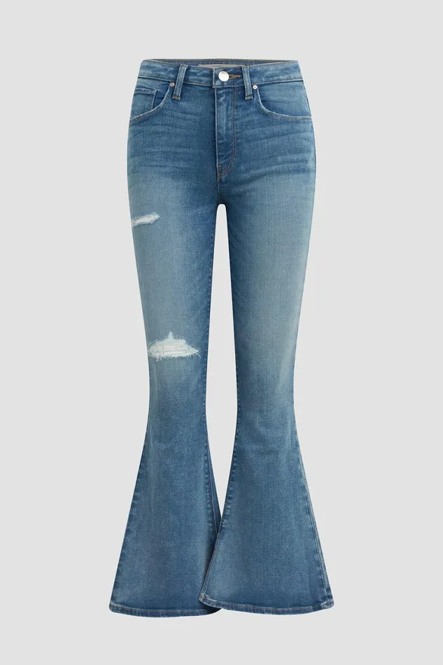 Hudson Jeans Flare Holly HighRise Flare Petite Jean Coral 8211 Women