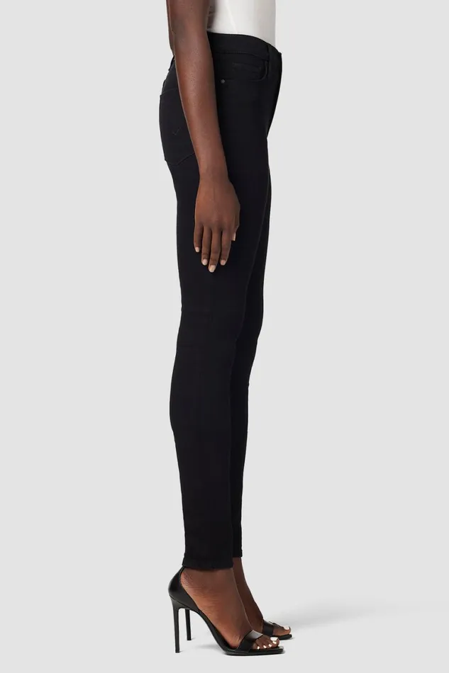 Hudson Jeans Longer Inseams Barbara HighRise Super Skinny Supermodel Jean Black 8211 Women