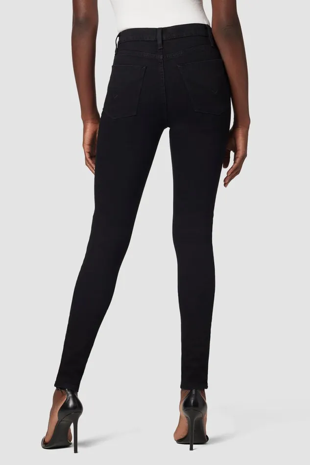 Hudson Jeans Longer Inseams Barbara HighRise Super Skinny Supermodel Jean Black 8211 Women