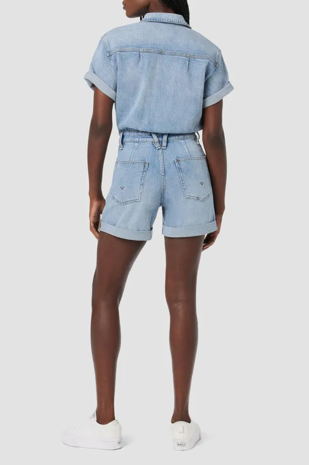 Hudson Jeans Shorts Short Sleeve Romper Ocean Waters 8211 Women Hudson Jeans Shorts Short Sleeve Romper Ocean Waters 8211 Women
