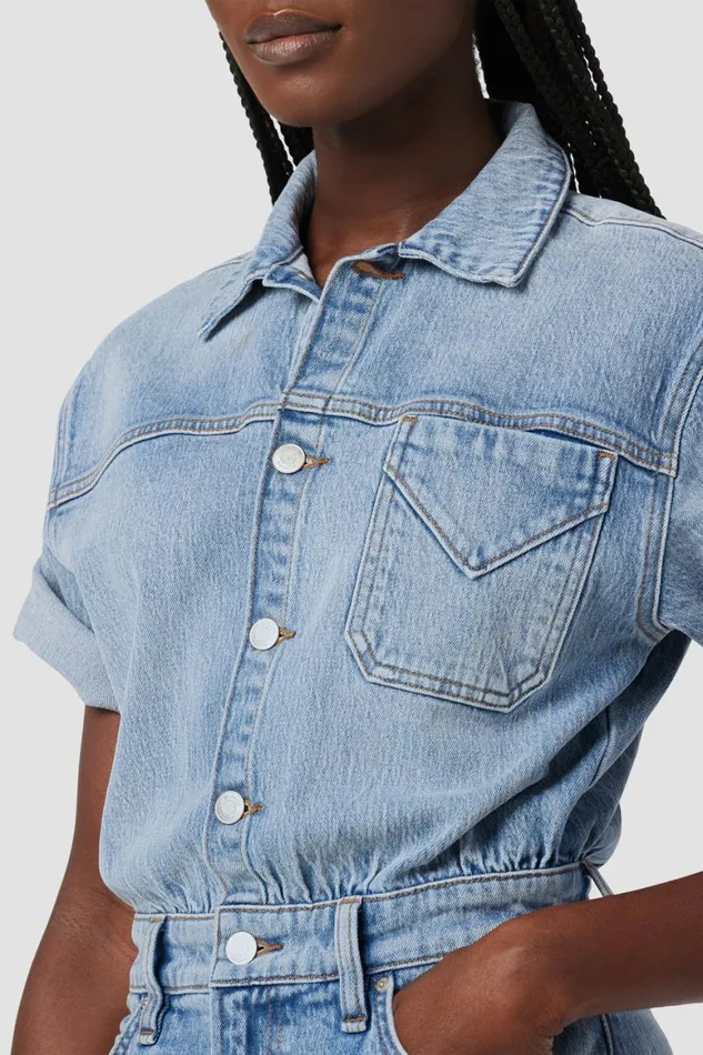 Hudson Jeans Shorts Short Sleeve Romper Ocean Waters 8211 Women Hudson Jeans Shorts Short Sleeve Romper Ocean Waters 8211 Women