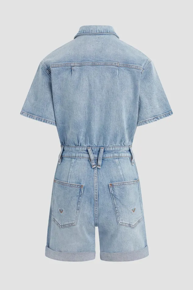 Hudson Jeans Shorts Short Sleeve Romper Ocean Waters 8211 Women Hudson Jeans Shorts Short Sleeve Romper Ocean Waters 8211 Women