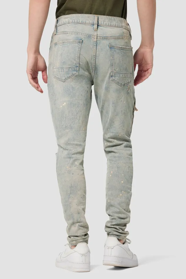 Hudson Jeans Skinny Zack Side Zip Skinny Jean Stripped Paint 8211 Men Hudson Jeans Skinny Zack Side Zip Skinny Jean Stripped Paint 8211 Men