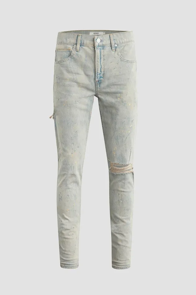 Hudson Jeans Skinny Zack Side Zip Skinny Jean Stripped Paint 8211 Men Hudson Jeans Skinny Zack Side Zip Skinny Jean Stripped Paint 8211 Men