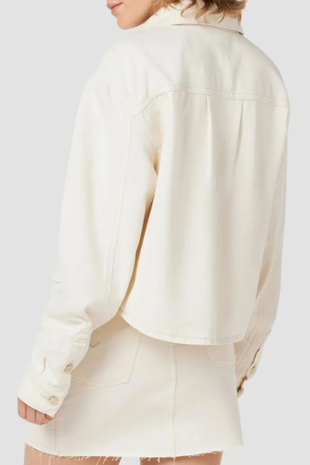 Hudson Jeans Tops and Sweaters Cropped Oversized Shirt First Egret 8211 Women Hudson Jeans Tops and Sweaters Cropped Oversized Shirt First Egret 8211 Women