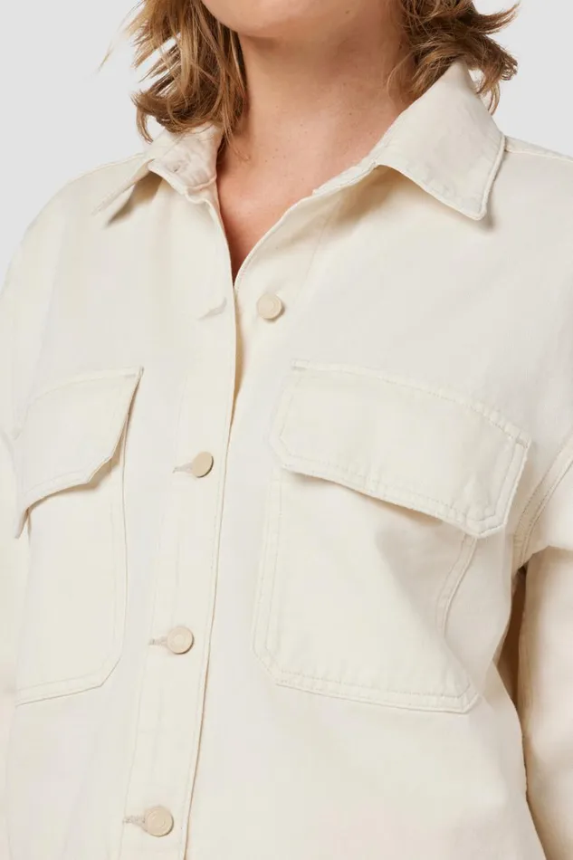 Hudson Jeans Tops and Sweaters Cropped Oversized Shirt First Egret 8211 Women Hudson Jeans Tops and Sweaters Cropped Oversized Shirt First Egret 8211 Women