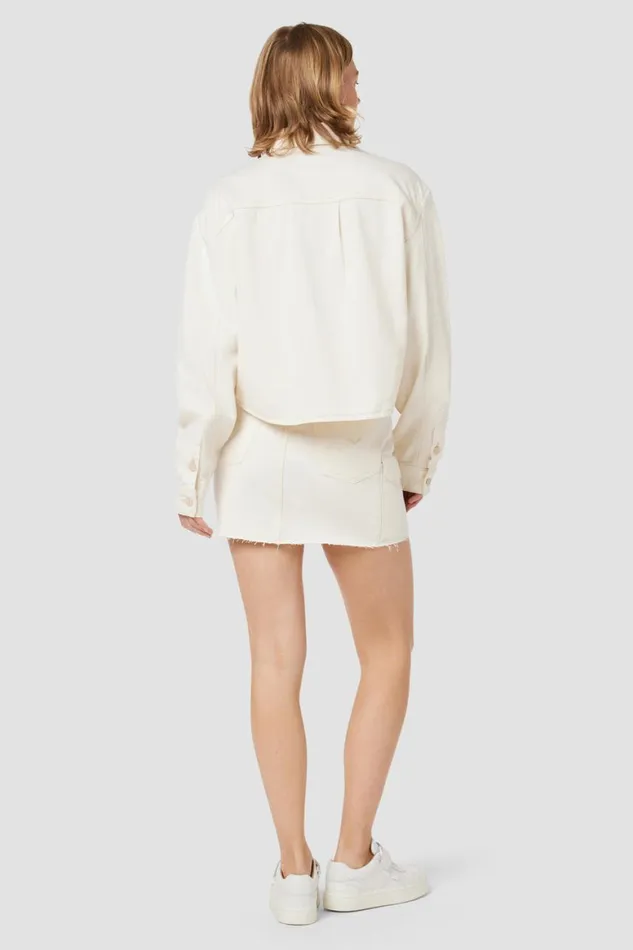 Hudson Jeans Tops and Sweaters Cropped Oversized Shirt First Egret 8211 Women Hudson Jeans Tops and Sweaters Cropped Oversized Shirt First Egret 8211 Women