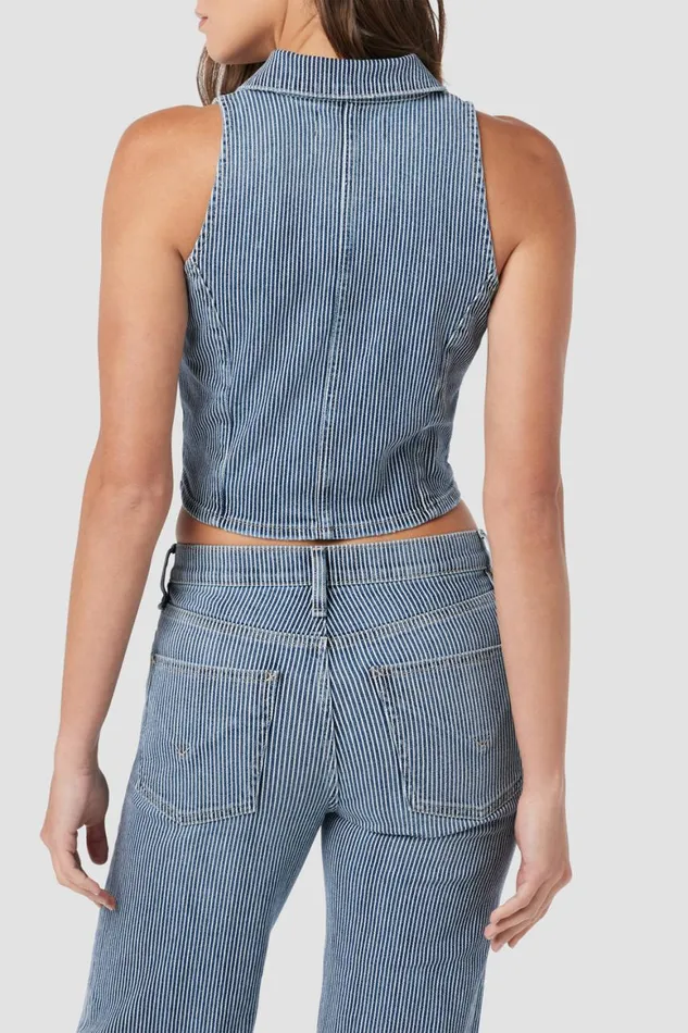 Hudson Jeans Tops and Sweaters Halter Vest Railroad Stripe 8211 Women Hudson Jeans Tops and Sweaters Halter Vest Railroad Stripe 8211 Women