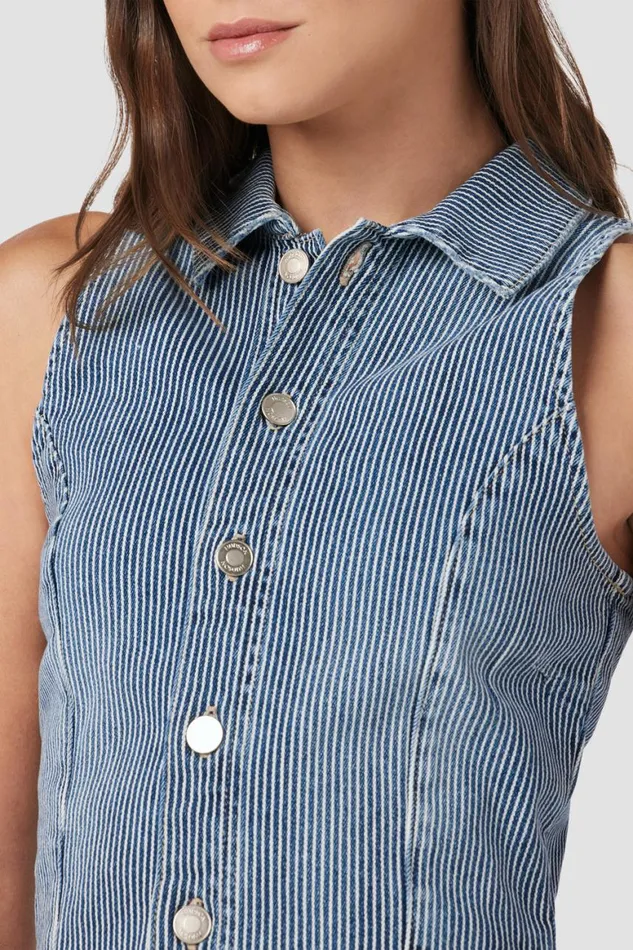 Hudson Jeans Tops and Sweaters Halter Vest Railroad Stripe 8211 Women Hudson Jeans Tops and Sweaters Halter Vest Railroad Stripe 8211 Women
