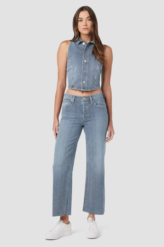 Hudson Jeans Tops and Sweaters Halter Vest Railroad Stripe 8211 Women Hudson Jeans Tops and Sweaters Halter Vest Railroad Stripe 8211 Women