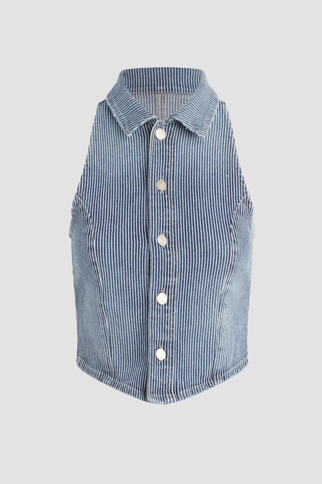 Hudson Jeans Tops and Sweaters Halter Vest Railroad Stripe 8211 Women Hudson Jeans Tops and Sweaters Halter Vest Railroad Stripe 8211 Women