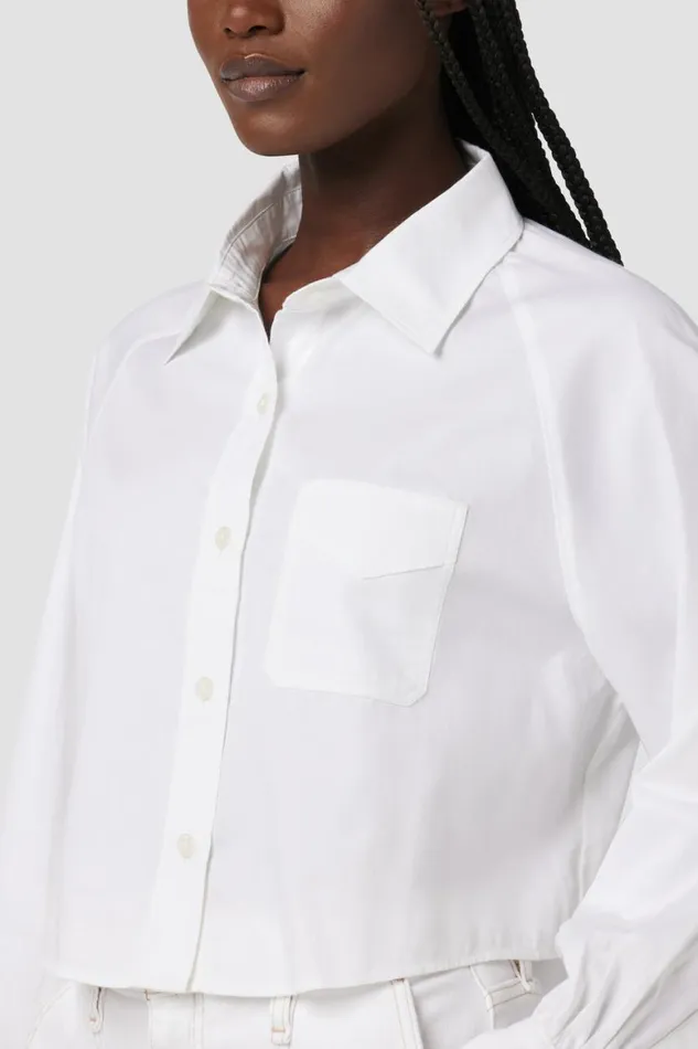 Hudson Jeans Tops and Sweaters Raglan Balloon Sleeve Button Down Shirt White 8211 Women Hudson Jeans Tops and Sweaters Raglan Balloon Sleeve Button Down Shirt White 8211 Women